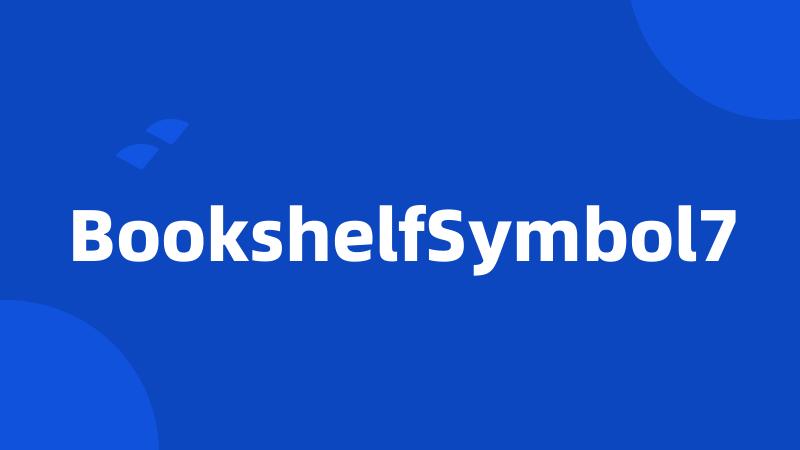 BookshelfSymbol7