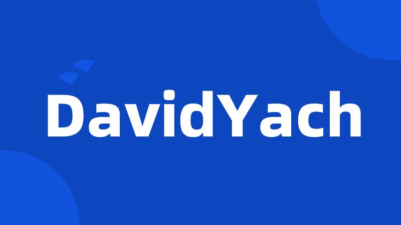 DavidYach