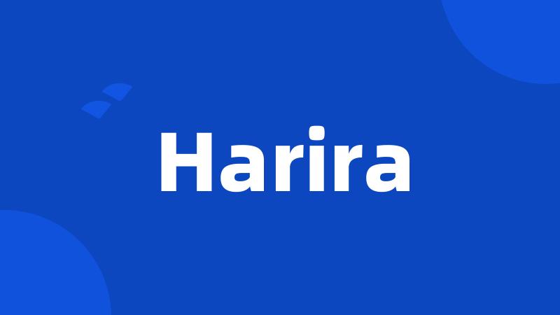 Harira