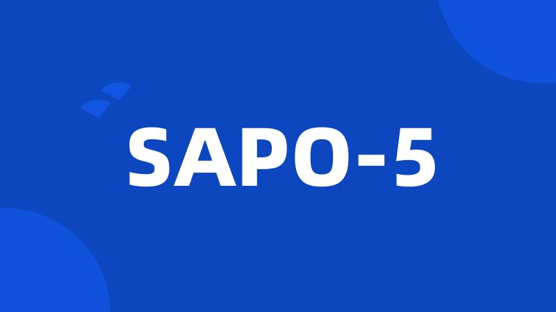 SAPO-5