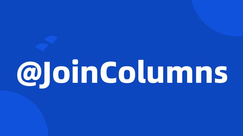 @JoinColumns