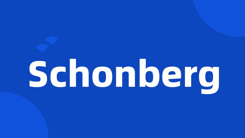 Schonberg