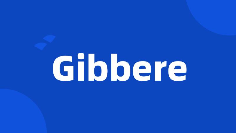 Gibbere