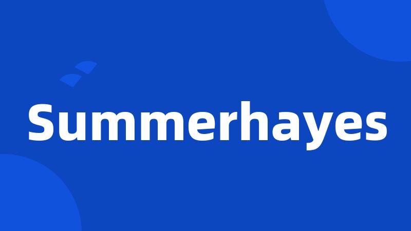 Summerhayes