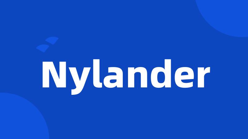 Nylander