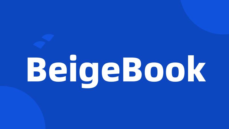 BeigeBook