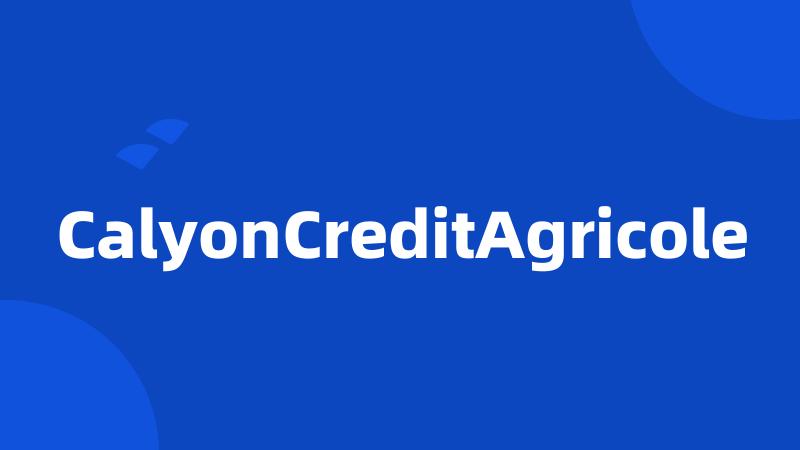 CalyonCreditAgricole