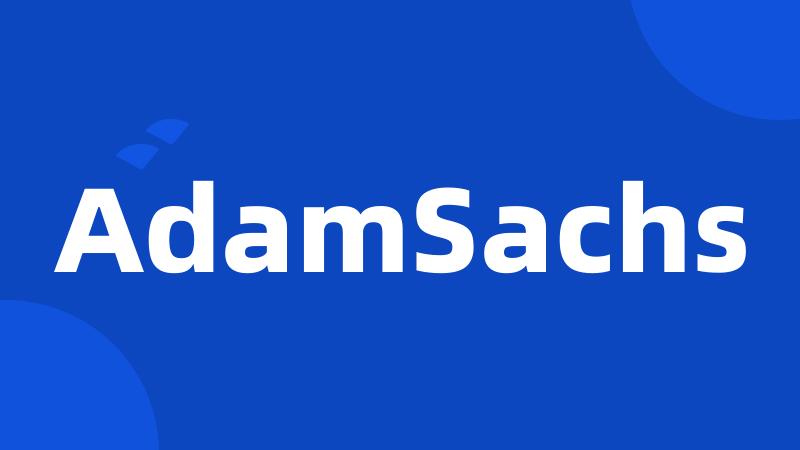 AdamSachs