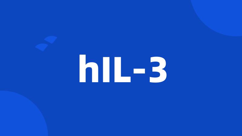 hIL-3