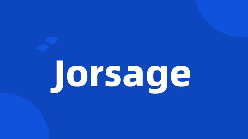 Jorsage