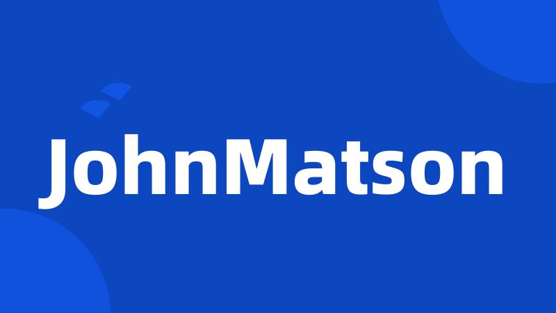 JohnMatson