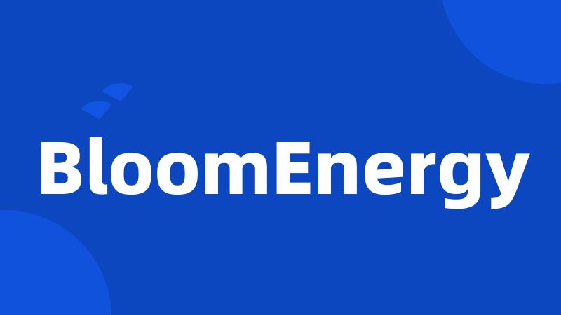 BloomEnergy