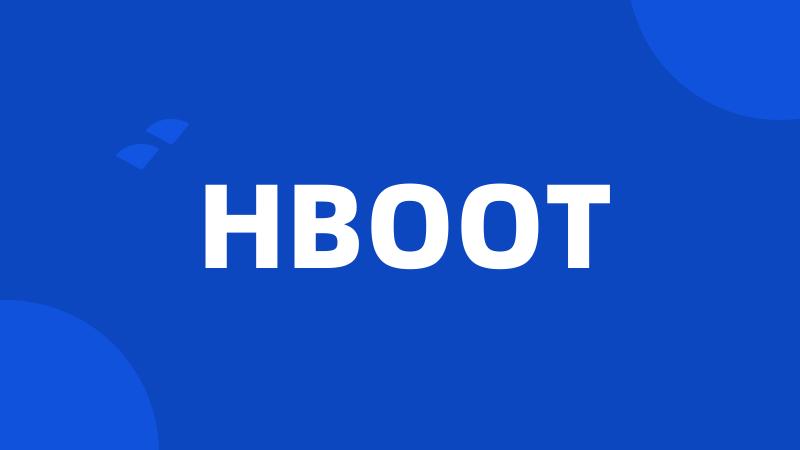 HBOOT