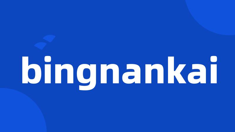 bingnankai