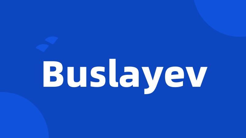 Buslayev