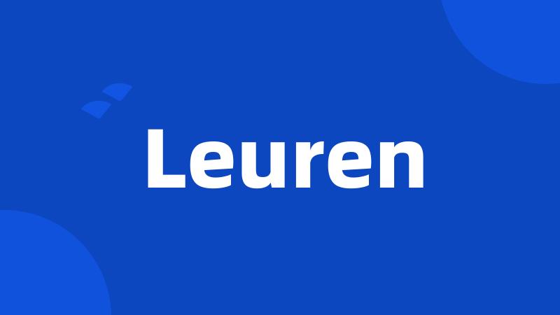 Leuren