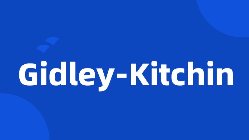 Gidley-Kitchin