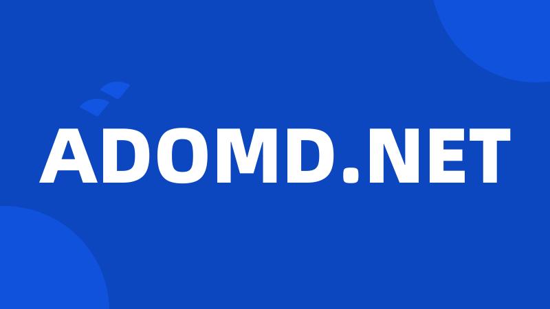 ADOMD.NET