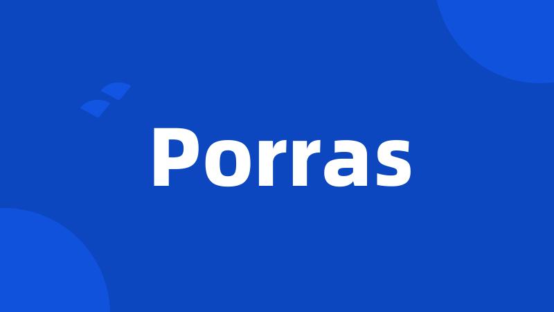 Porras