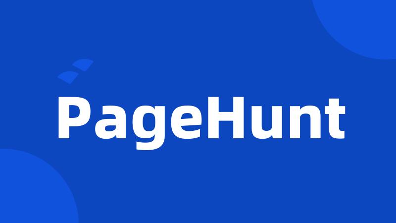 PageHunt