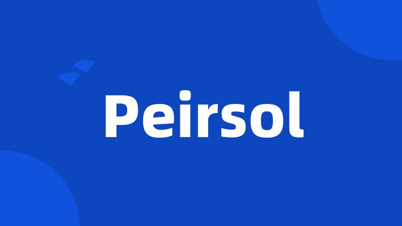 Peirsol