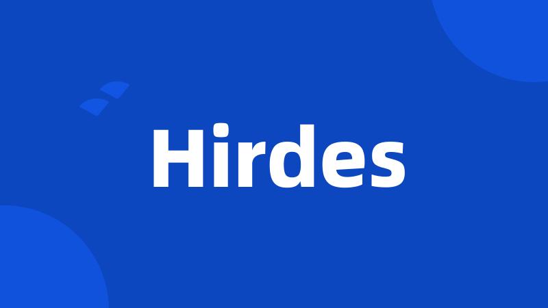 Hirdes