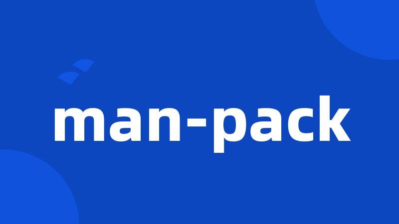 man-pack