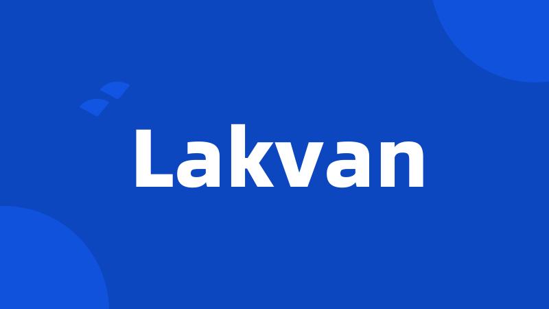 Lakvan