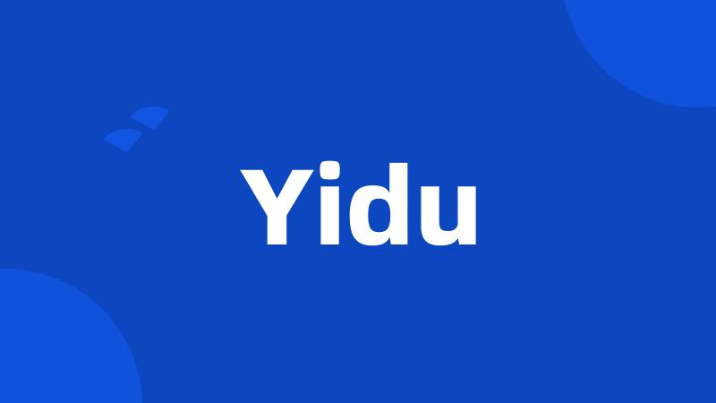 Yidu