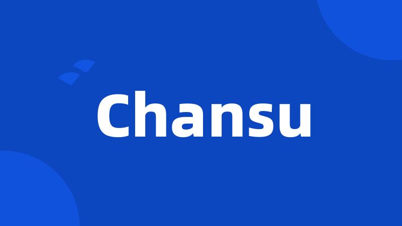 Chansu