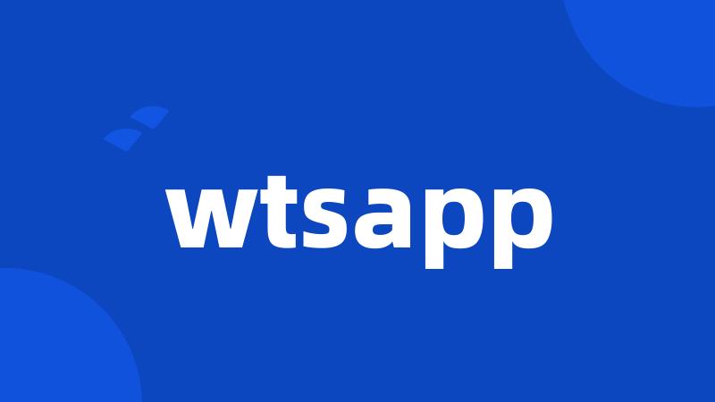 wtsapp