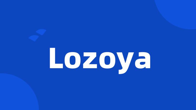 Lozoya