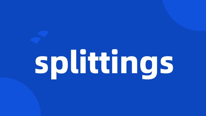 splittings