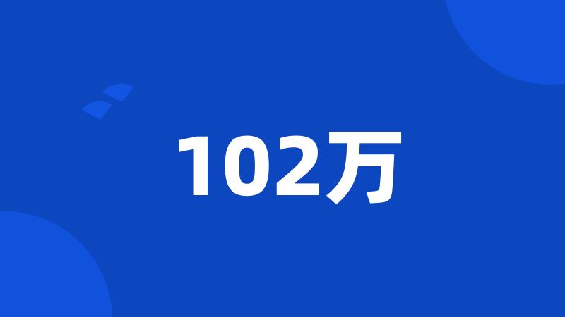 102万