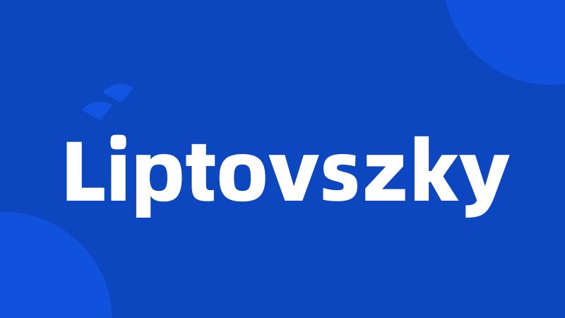 Liptovszky