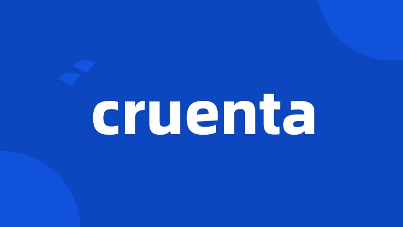 cruenta