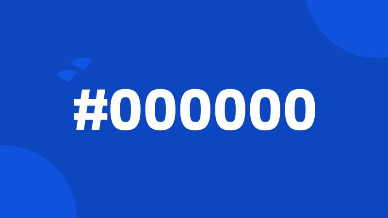 #000000