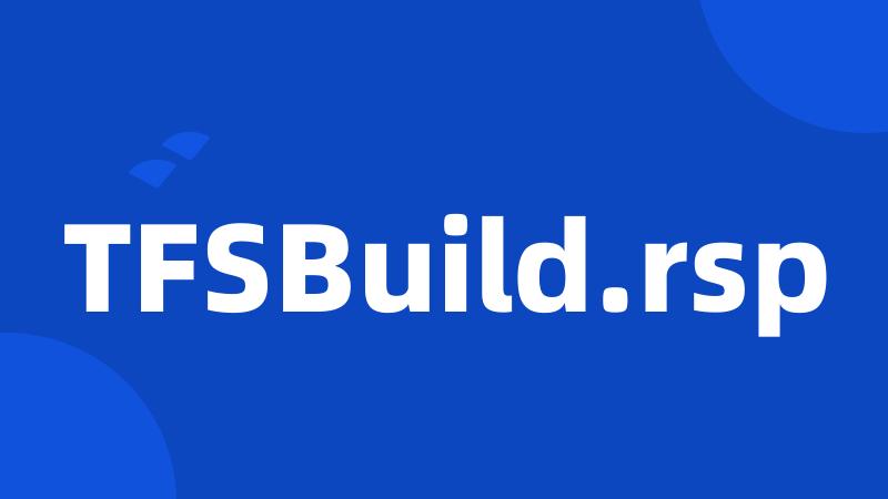 TFSBuild.rsp