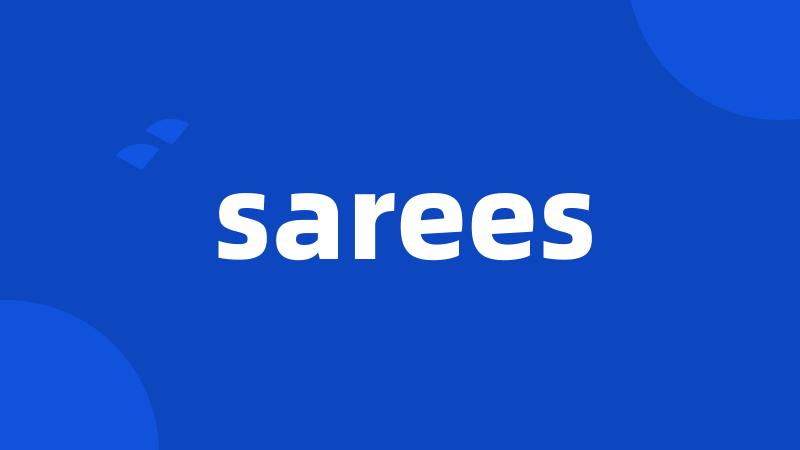 sarees