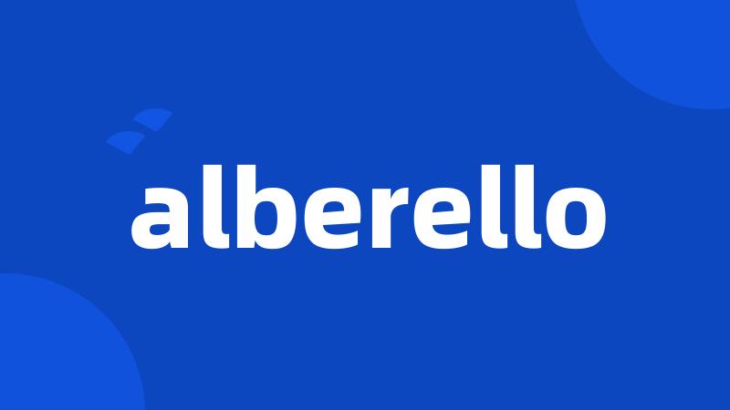 alberello