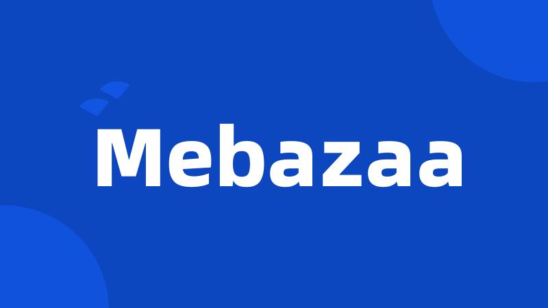 Mebazaa