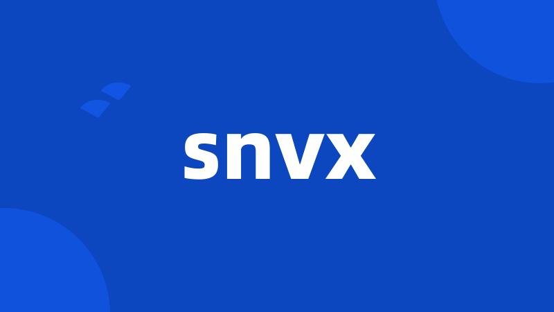 snvx