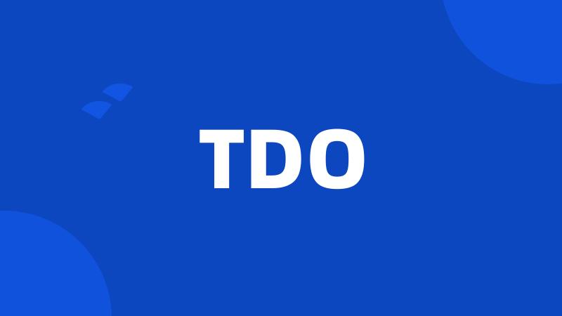 TDO