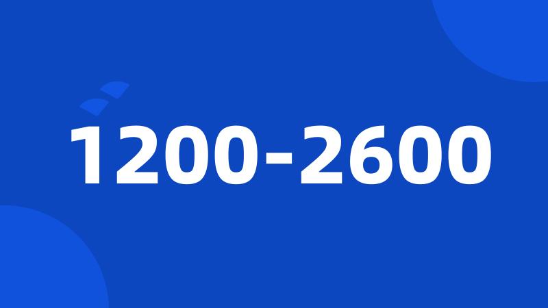 1200-2600