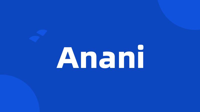 Anani