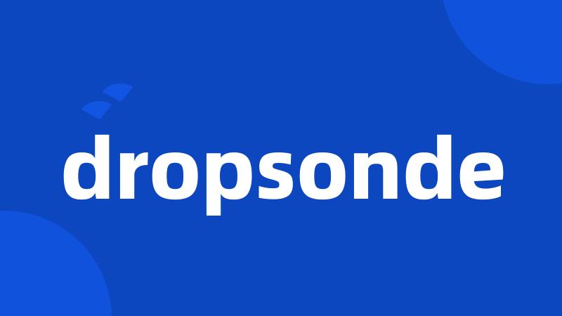 dropsonde