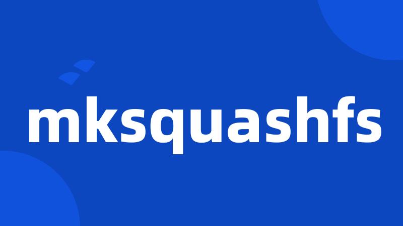 mksquashfs