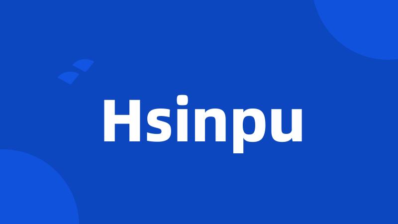 Hsinpu