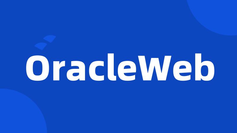 OracleWeb