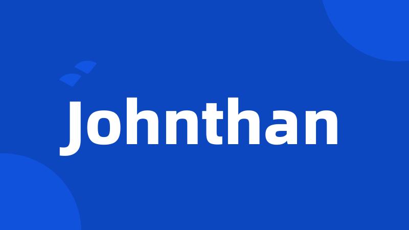 Johnthan